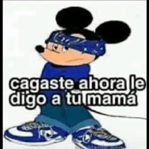 cagaste ahora le digo a tu mamá - getsticker.com