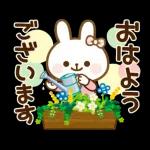 スタンプ · やさしいうさぎ