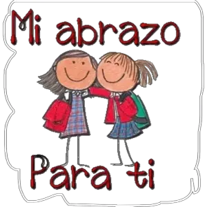 Mi abrazo Para ti - getsticker.com
