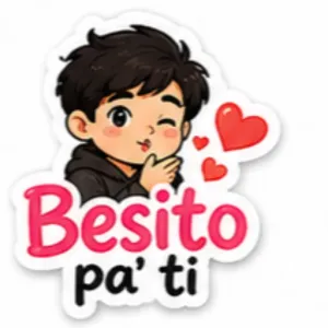 Besito pa' ti - getsticker.com