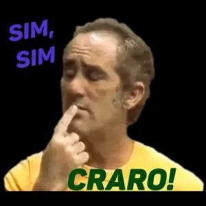 SIM, SIM CLARO! - getsticker.com