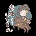 日常で使える！まんまる顔の絵画スタンプ