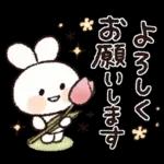 おでかけ連絡♡スマイルうさぎちゃん