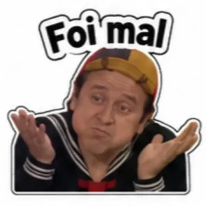 Foi mal - getsticker.com