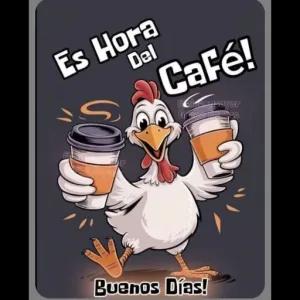 Es Hora Del Café! Buenos Días! - getsticker.com