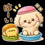 トイプードル♡ちょっと休憩スイーツ山盛り