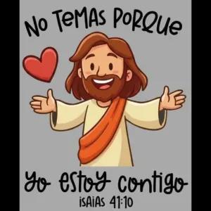 NO TEMAS PORQUE yo estoy contigo ISAÍAS 41:10 - getsticker.com