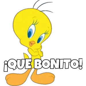 ¡QUE BONITO! - getsticker.com