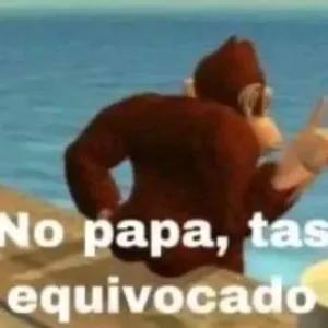 No papa, tas equivocado - getsticker.com