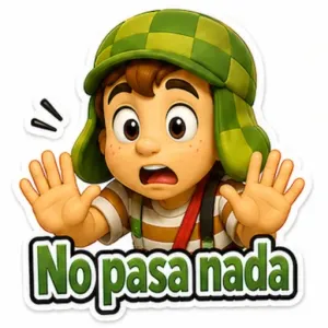 No pasa nada - getsticker.com
