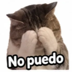 No puedo - getsticker.com