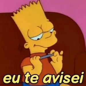 eu te avisei - getsticker.com