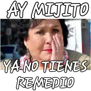 AY MIJITO YA NO TIENES REMEDIO - getsticker.com
