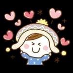 大人かわいい♪おだんご女子(冬スタンプ)