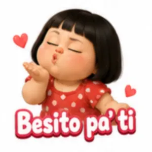 Besito pa'ti - getsticker.com