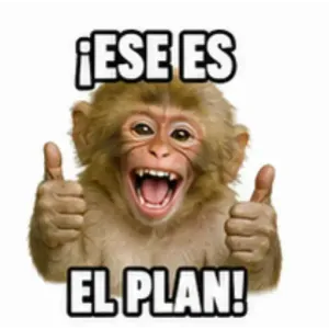 ¡ESE ES EL PLAN! - getsticker.com