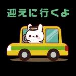 連絡白うさちゃん