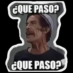 ¿QUE PASO? - getsticker.com