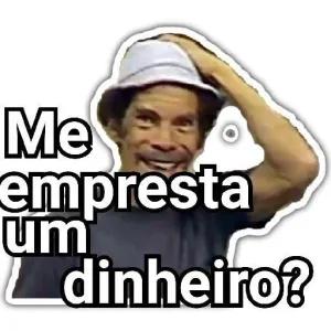 Me empresta um dinheiro? - getsticker.com