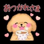 Animation only icon かわいいトイプードルの冬