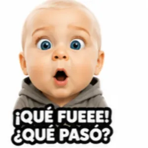 ¡QUÉ FUEEE! ¿QUÉ PASÓ? - getsticker.com
