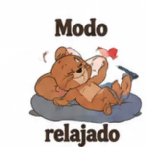 Modo relajado - getsticker.com