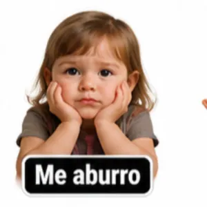 Me aburro - getsticker.com