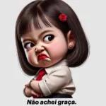 Não achei graça.