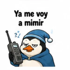 Ya me voy a mimir - getsticker.com