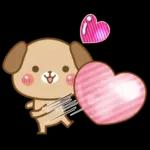 子犬と子猫の春スタンプ