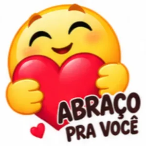 ABRAÇO PRA VOCÊ - getsticker.com