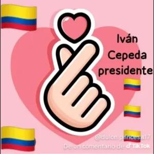 Iván Cepeda presidente @dulce.princesa17 De un comentario de TikTok - getsticker.com
