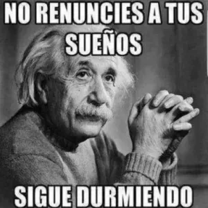 NO RENUNCIES A TUS SUEÑOS SIGUE DURMIENDO - getsticker.com