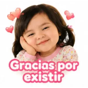 Gracias por existir - getsticker.com