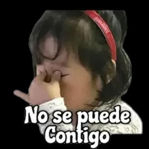No se puede Contigo - getsticker.com