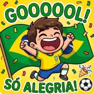 GOOOOOL! SÓ ALEGRIA! - getsticker.com