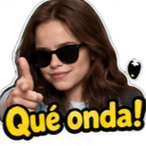 Qué onda! - getsticker.com