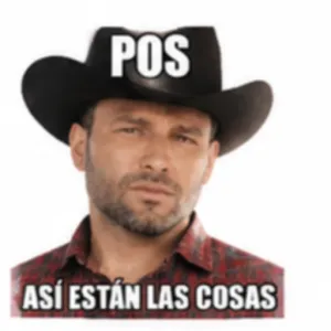 POS ASI ESTÁN LAS COSAS - getsticker.com