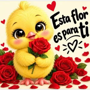 Esta flor es para ti - getsticker.com