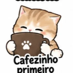 Cafezinho primeiro - getsticker.com