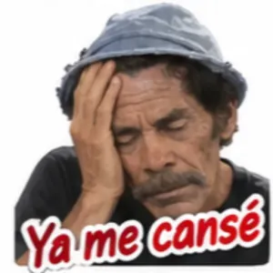 Ya me cansé - getsticker.com