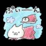 ねこぺん日和 クレヨンタッチスタンプ