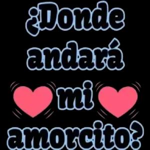 ¿Donde andará mi amorcito? - getsticker.com