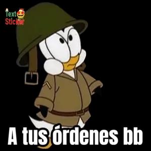 A tus órdenes bb - getsticker.com