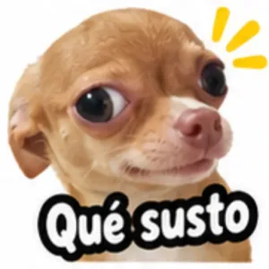 Qué susto - getsticker.com