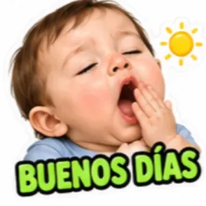 BUENOS DÍAS - getsticker.com