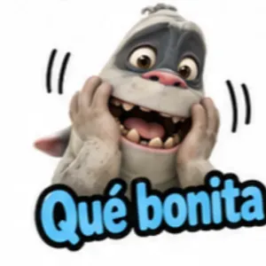 Qué bonita - getsticker.com