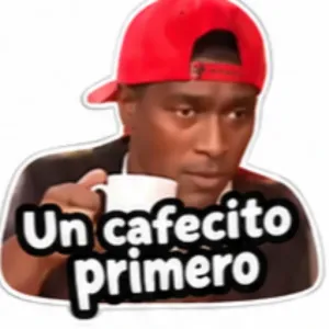 Un cafecito primero - getsticker.com