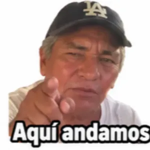 Aquí andamos - getsticker.com