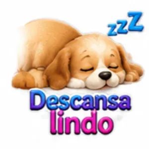 Descansa lindo zzz - getsticker.com